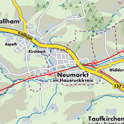 Übersichtsplan Neumarkt im Hausruckkreis