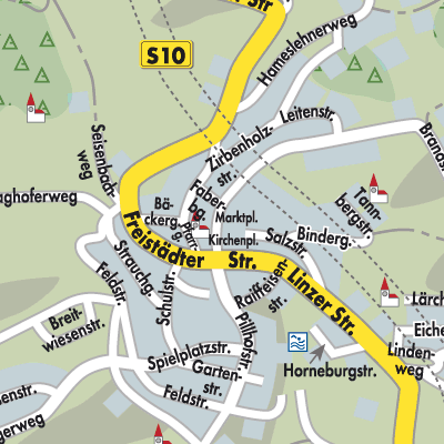 Stadtplan Neumarkt im Mühlkreis