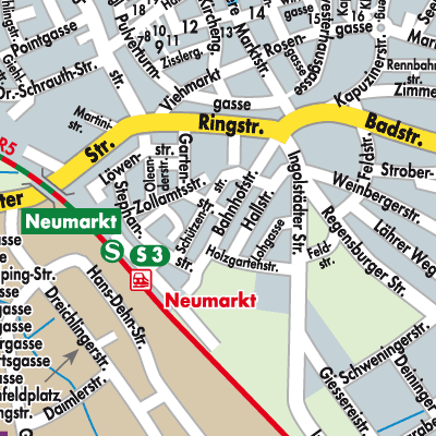 Stadtplan Neumarkt in der Oberpfalz (VGem)