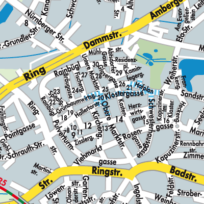 Neumarkt in der Oberpfalz Stadtpläne und Landkarten