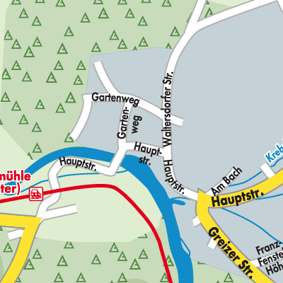 Stadtplan Neumühle/Elster