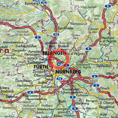 Landkarte Neunhofer Forst