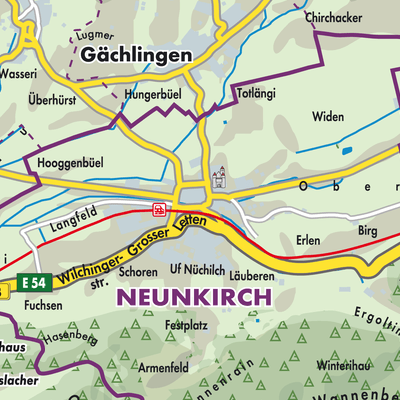 Übersichtsplan Neunkirch