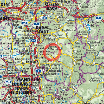 Landkarte Neunkirchen