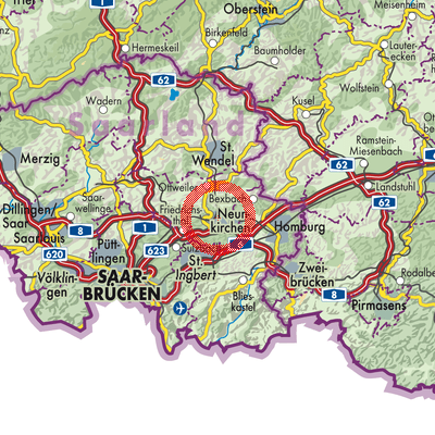 Neunkirchen Maps Neunkirchen - Stadtpläne und Landkarten