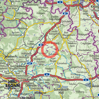 Landkarte Neunstetten