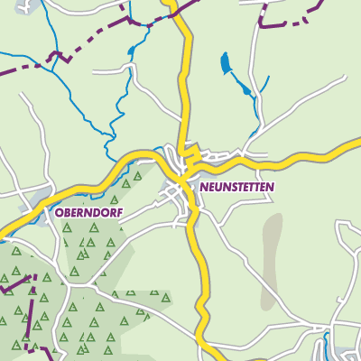 Übersichtsplan Neunstetten
