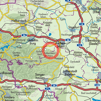 Landkarte Neuplatendorf