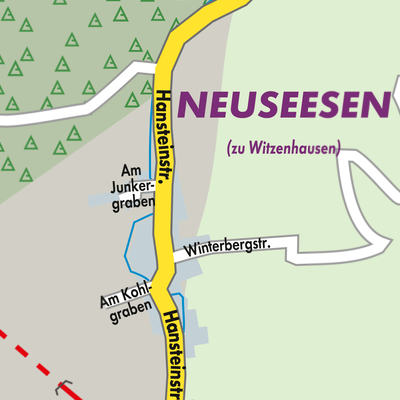 Stadtplan Neuseesen