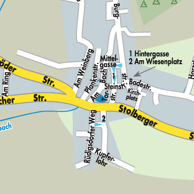 Stadtplan Neustadt/Harz