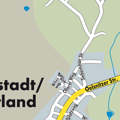 Stadtplan Neustadt/Vogtland