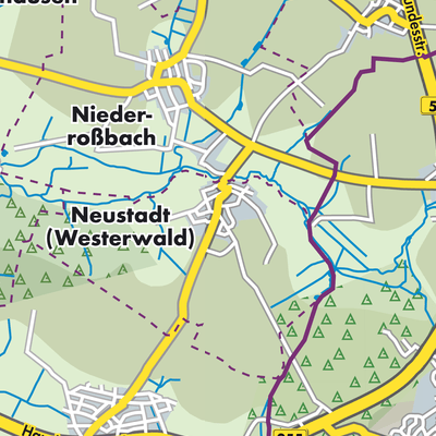 Übersichtsplan Neustadt/ Westerwald