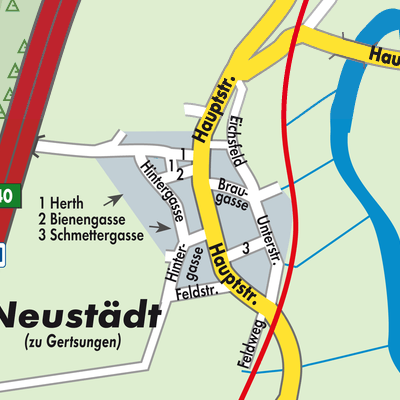 Stadtplan Neustädt