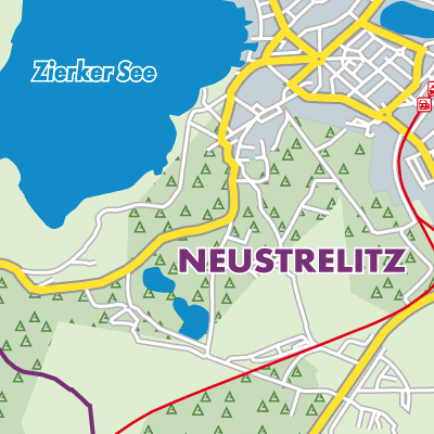 Übersichtsplan Neustrelitz-Land