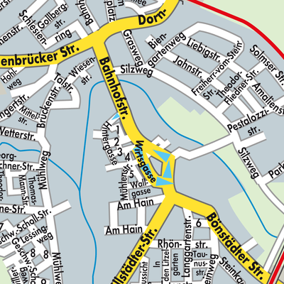 Stadtplan Niddatal