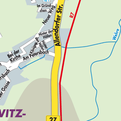 Stadtplan Niddawitzhausen