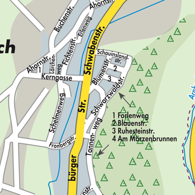 Stadtplan Niebelsbach