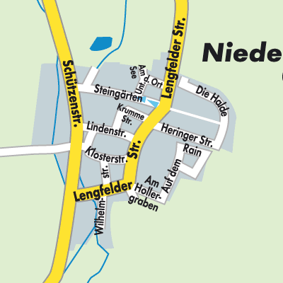Stadtplan Nieder-Klingen
