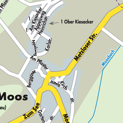 Stadtplan Nieder-Moos