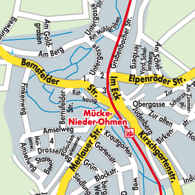 Stadtplan Nieder-Ohmen
