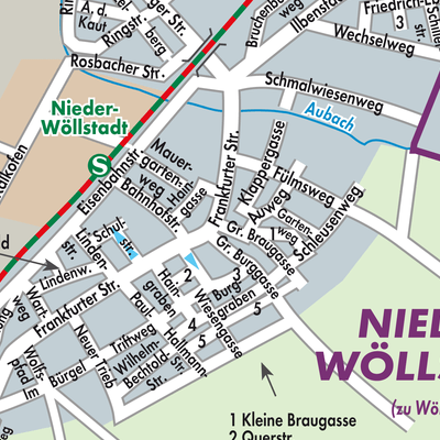 Stadtplan Nieder-Wöllstadt