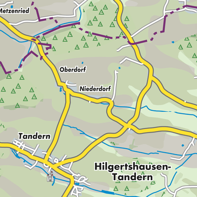 Übersichtsplan Niederdorf
