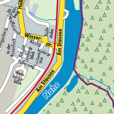 Stadtplan Niederhausen