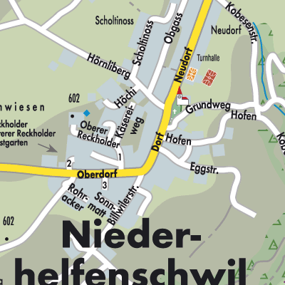 Stadtplan Niederhelfenschwil