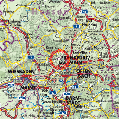 Landkarte Niederhöchstadt