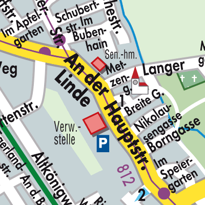 Stadtplan Niederhöchstadt