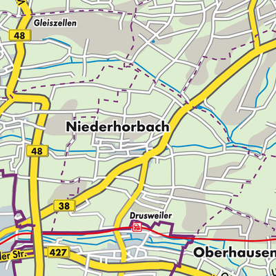 Übersichtsplan Niederhorbach