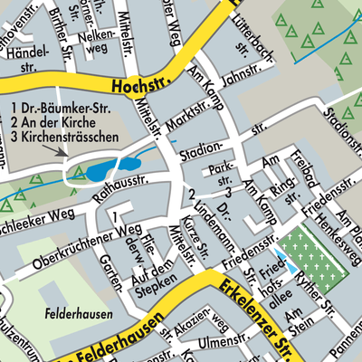 Stadtplan Niederkrüchten