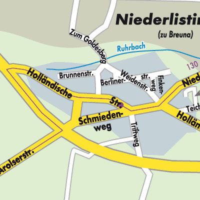 Stadtplan Niederlistingen