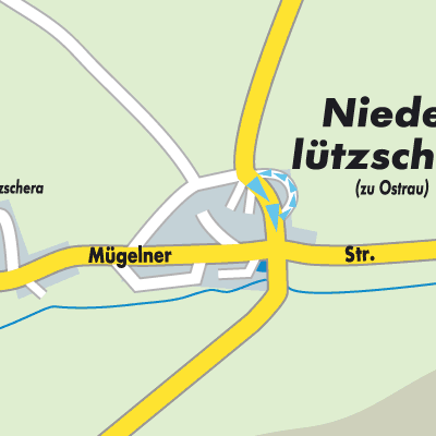 Stadtplan Niederlützschera