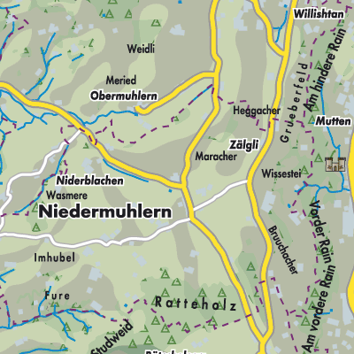 Übersichtsplan Niedermuhlern