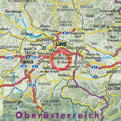 Landkarte Niederneukirchen