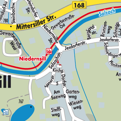 Stadtplan Niedernsill