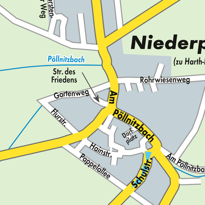 Stadtplan Niederpöllnitz