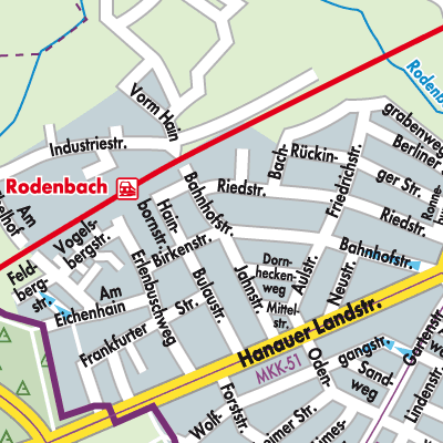 Stadtplan Niederrodenbach