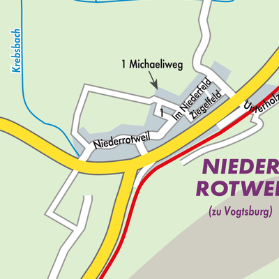 Stadtplan Niederrotweil