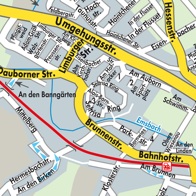 Stadtplan Niederselters