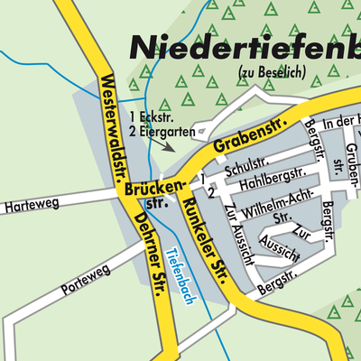 Stadtplan Niedertiefenbach