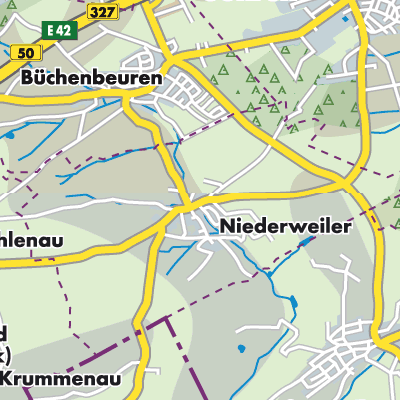 Übersichtsplan Niederweiler