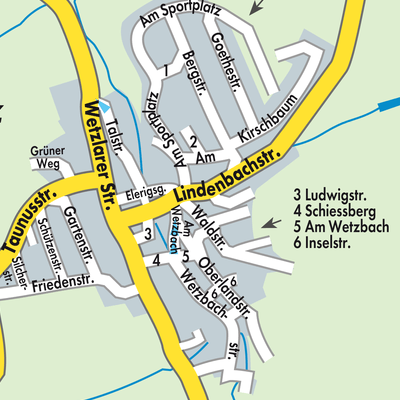 Stadtplan Niederwetz