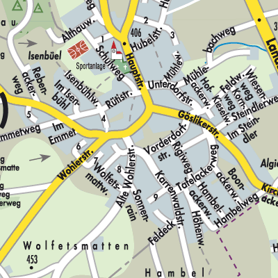 Stadtplan Niederwil