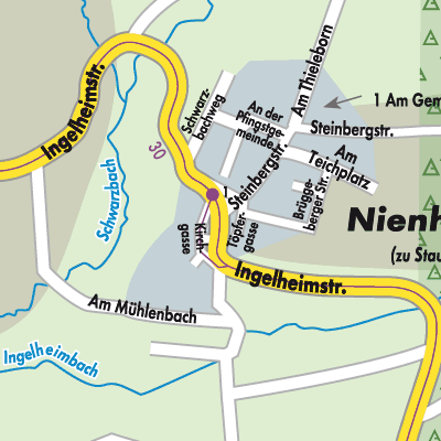 Stadtplan Nienhagen