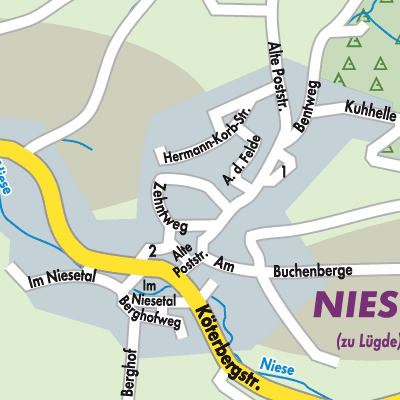 Stadtplan Niese