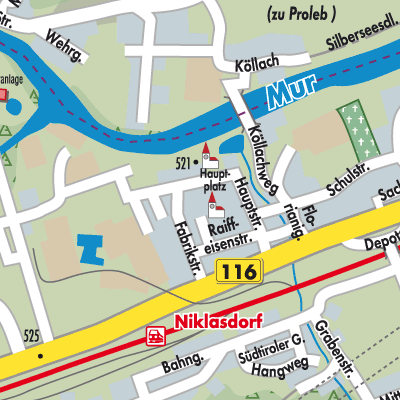 Stadtplan Niklasdorf