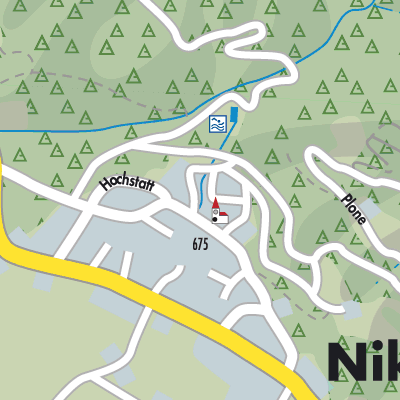 Stadtplan Nikolsdorf