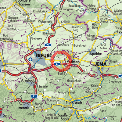 Landkarte Nohra